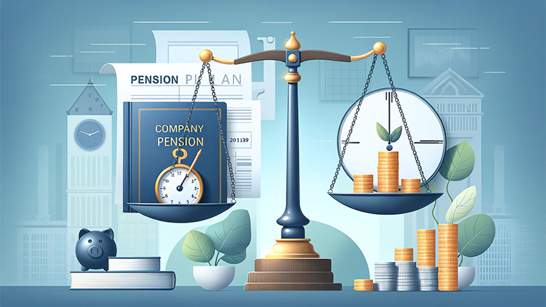 Scale with Pension Plan versus cash